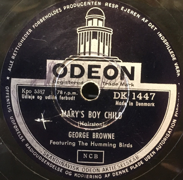 lataa albumi George Browne Featuring The Humming Birds - Marys Boy Child Eden Was Just Like This