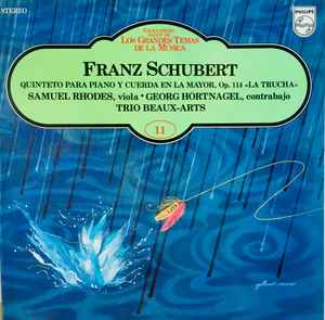 Franz Schubert - Quinteto Para Piano Y Cuerda En La Mayor,  Op. 114 "La Trucha"