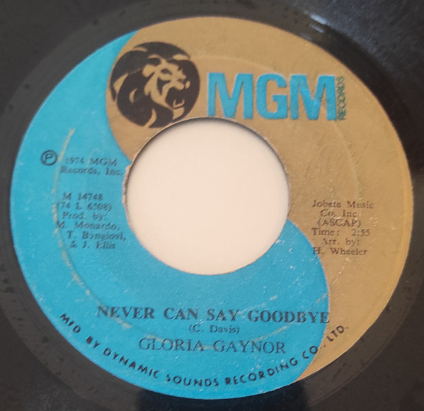 Gloria Gaynor Never Can Say Goodbye 1974 Vinyl Discogs 8861