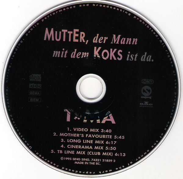 descargar álbum TMA - Mutter Der Mann Mit Dem Koks Ist Da