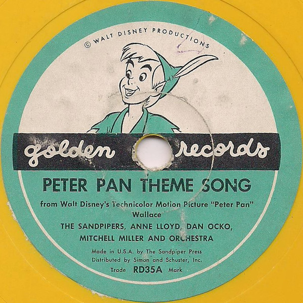 Peter Pan Theme Song (Yellow, Vinyl) - Discogs