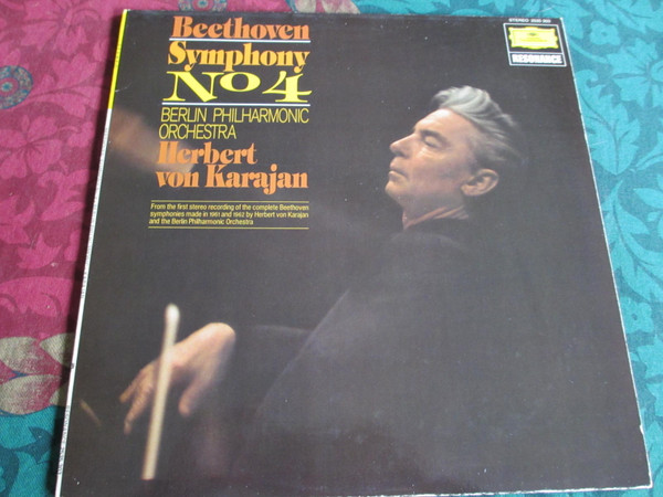 Album herunterladen Beethoven, Berlin Philharmonic Orchestra, Herbert von Karajan - Symphony No 4