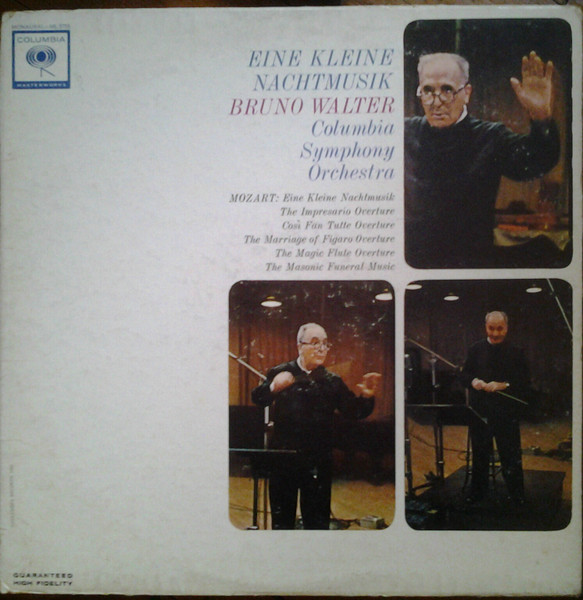2discs 78RPM/SP Bruno Walter, Vienna Philharmonic Orchestra Eine Kleine Nachtmusik (Mozart) No.1 - No.4 JS234 COLUMBIA 12 /01100