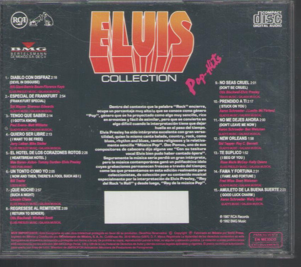 last ned album Elvis Presley - Collection Pop Hits