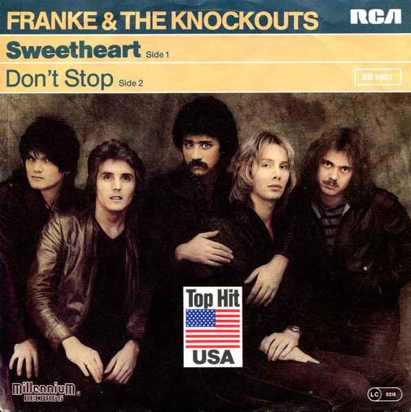 Franke & The Knockouts – Sweetheart / Don't Stop (1981, Vinyl