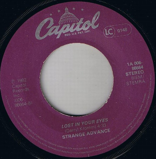 last ned album Strange Advance - She Controls Me Lost In Your Eyes
