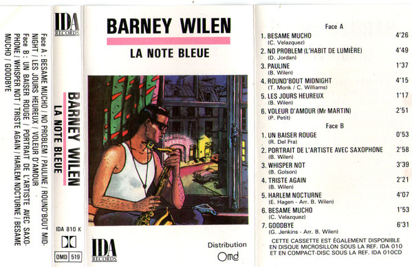 Barney Wilen – La Note Bleue (1987, Vinyl) - Discogs