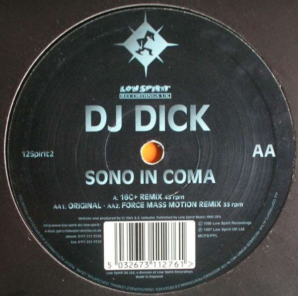 télécharger l'album DJ Dick - Sono In Coma