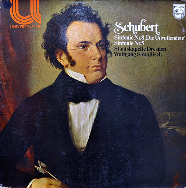 ladda ner album Schubert, Staatskapelle Dresden, Wolfgang Sawallisch - Sinfonie Nr8 Die Unfollendete Sinfonie Nr5