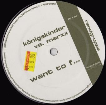 descargar álbum Königskinder vs Marxx - Want To F
