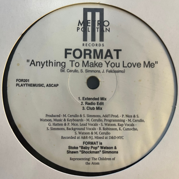 Format – Anything To Make You Love Me / Whenever I Call Your Name ...