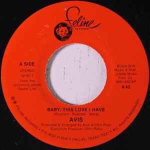 Avis (4) - Baby, This Love I Have / Simple Things album cover