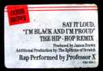 Cover of Say It Loud, I'm Black And I'm Proud - The Hip-Hop Remix, 1991, Vinyl