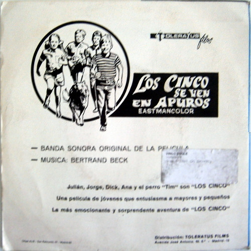 télécharger l'album Bertrand Bech - Los Cinco Se Ven En Apuros