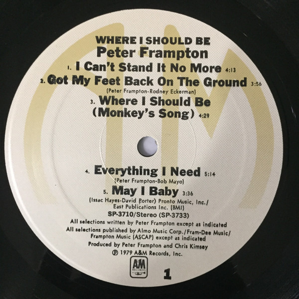 Album herunterladen Peter Frampton - Where I Should Be