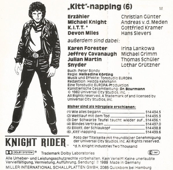 baixar álbum Peter Bondy - Knight Rider 6 KITT Napping