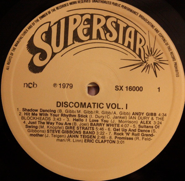 last ned album Various - Discomatic Vol 1 16 Original Top Hits
