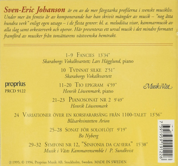 baixar álbum SvenEric Johanson - Sven Eric Johanson