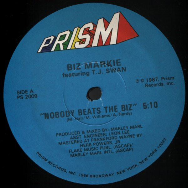 Biz Markie Featuring T.J. Swan – Nobody Beats The Biz (1987, Vinyl