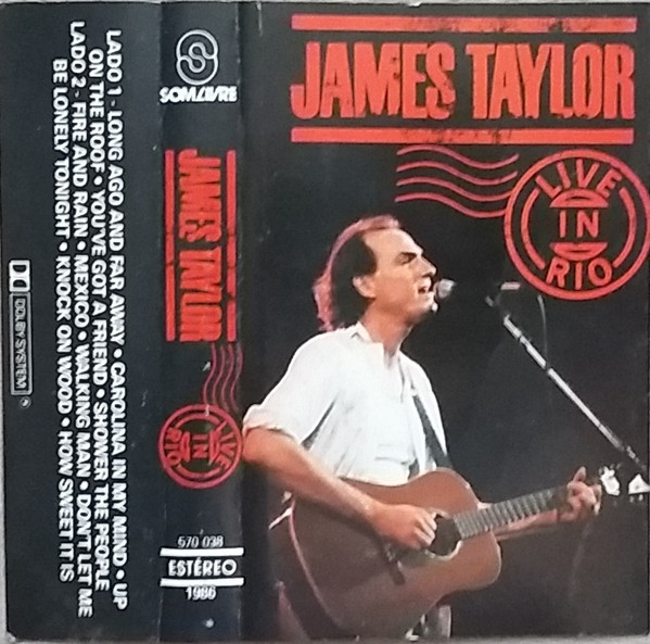 James Taylor – Live In Rio (1986, Cassette) - Discogs