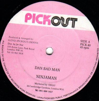 lataa albumi Ninjaman - Dan Bad Man