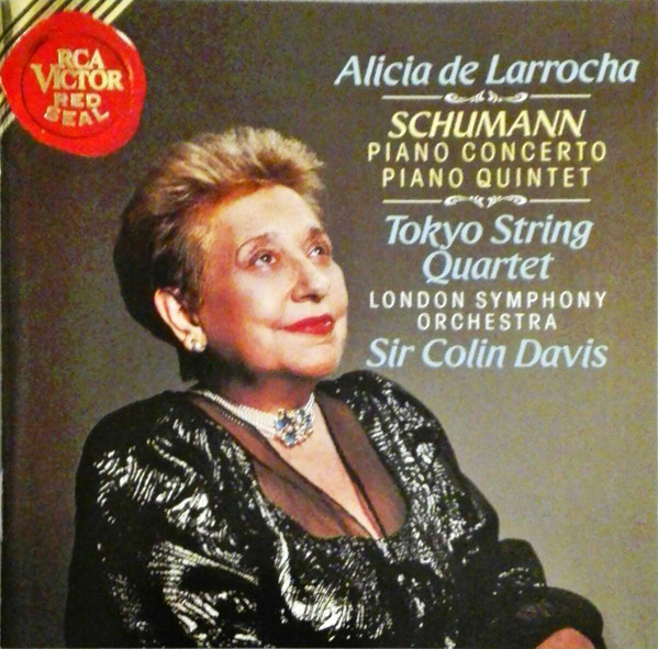 baixar álbum Alicia De Larrocha, London Symphony Orchestra, Sir Colin Davis, Tokyo String Quartet, Schumann - Piano Concerto Piano Quintet