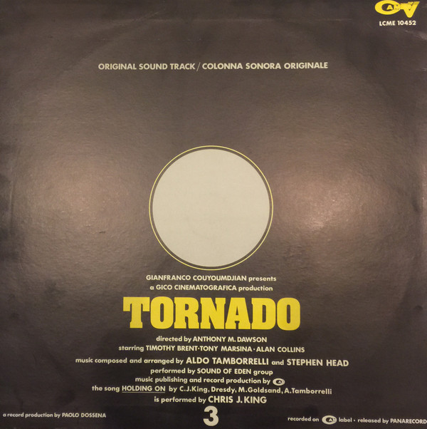 ladda ner album Paolo Dossena - Tornado Original Soundtrack