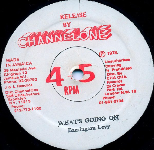 Barrington Levy – What's Going On (1978, Vinyl) - Discogs