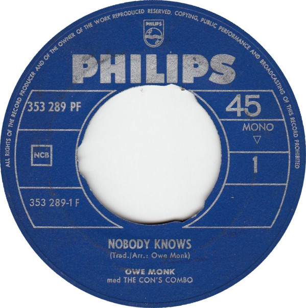 télécharger l'album Owe Monk, The Con's Combo - Nobody Knows C Jam Blues