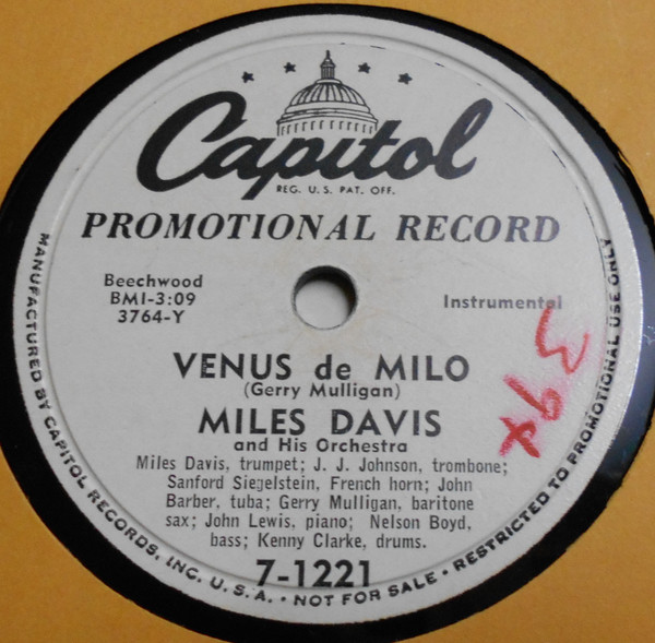 Miles Davis And His Orchestra – Venus De Milo / Darn That Dream 