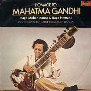 Ravi Shankar - Homage To Mahatma Gandhi & Baba Allauddin album cover