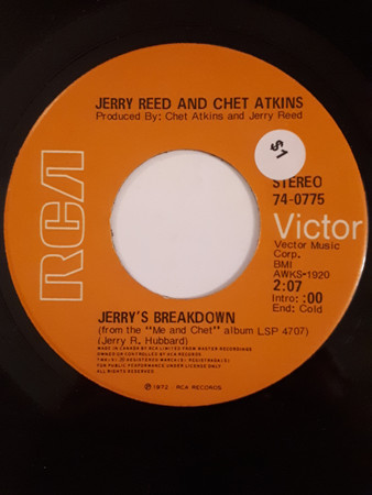 descargar álbum Jerry Reed And Chet Atkins - Jerrys Breakdown
