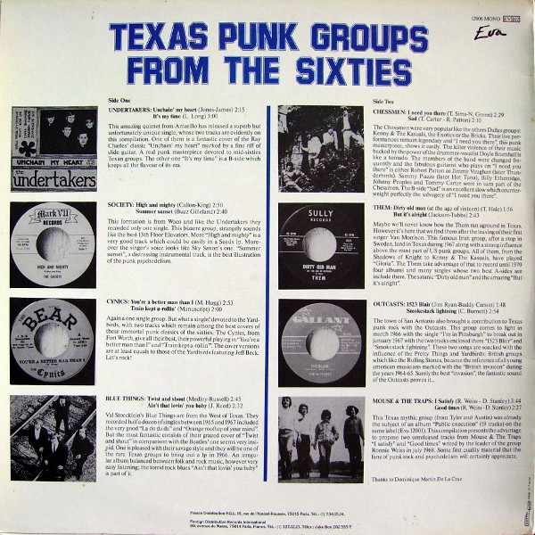 lataa albumi Various - Texas Punk Groups From The Sixties