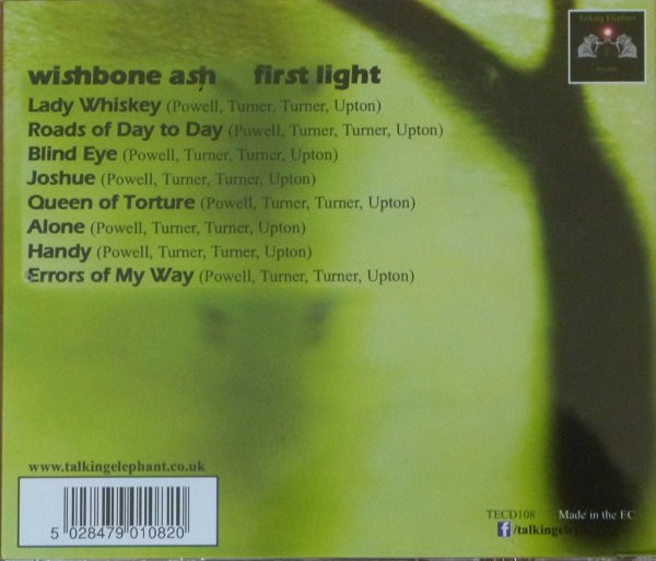 Wishbone Ash – First Light (2007, CD) - Discogs