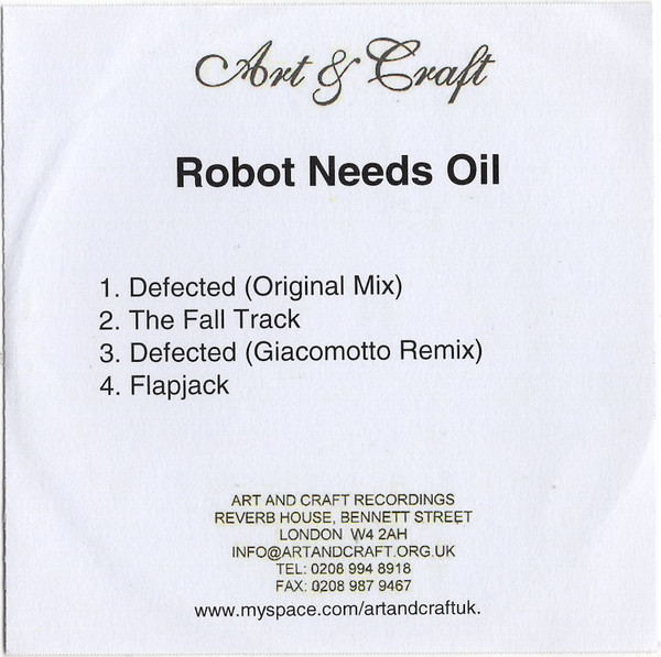 Robot Needs Oil – Defected EP Vol 1 (2007, Vinyl) - Discogs