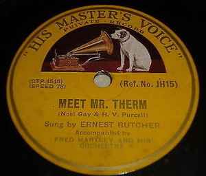 Ernest Butcher - Meet Mr. Therm album cover