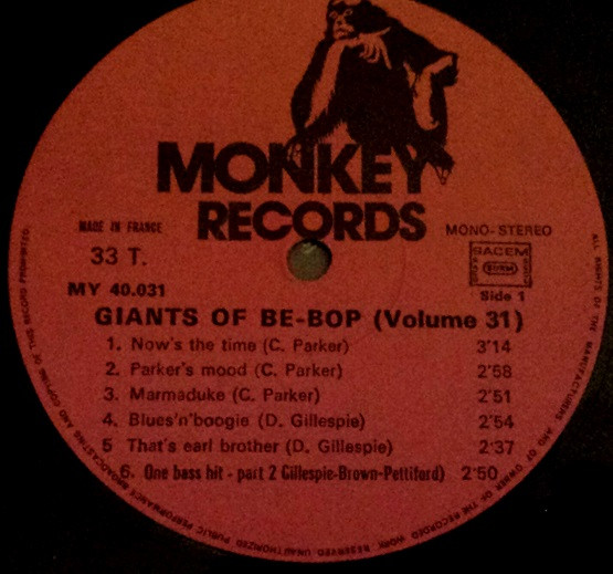 last ned album Various - Giants Of Be Bop Vol 31