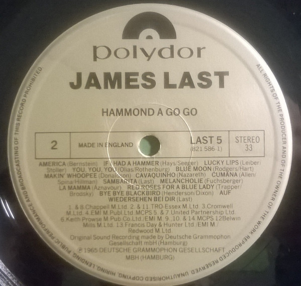 Album herunterladen James Last - Hammond À GoGo