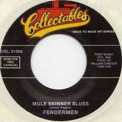 The Fendermen - Mule Skinner Blues / Let's Dance album cover