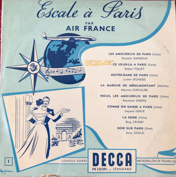 last ned album Various - Escale À Paris Par Air France