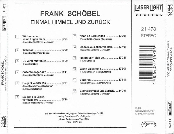 Album herunterladen Frank Schöbel - Einmal Himmel Und Zurück