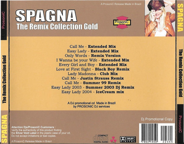 Album herunterladen Spagna - The Remix Collection Gold