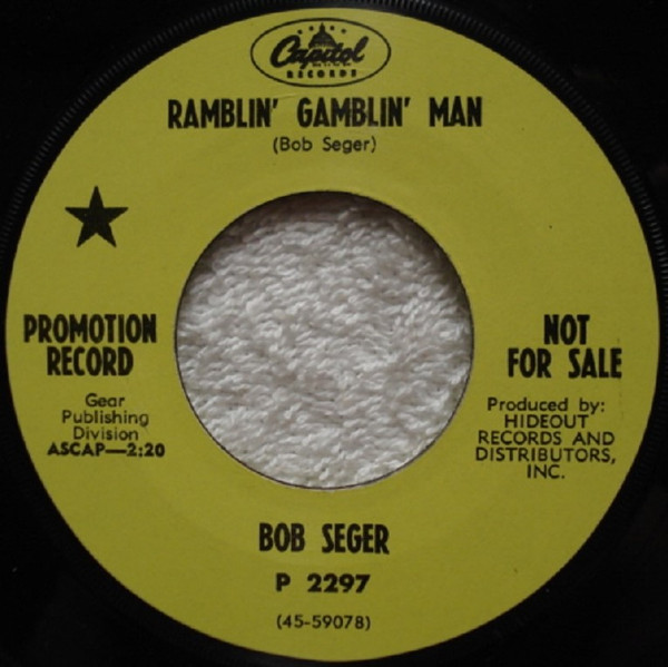 Bob Seger Ramblin Gamblin Man 1968 Vinyl Discogs 