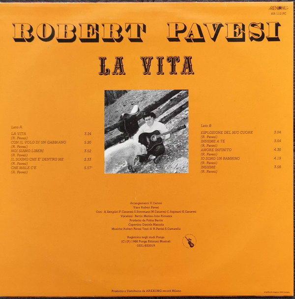 descargar álbum Robert Pavesi - La Vita