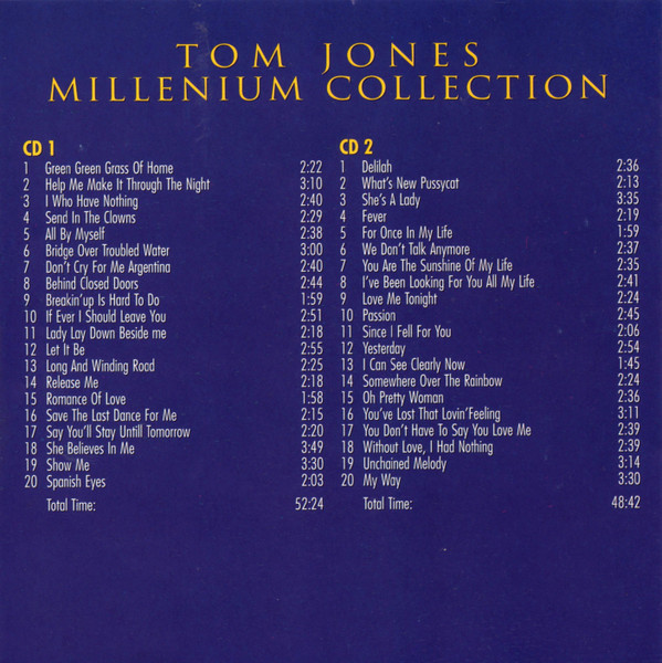 baixar álbum Tom Jones - Millenium Collection