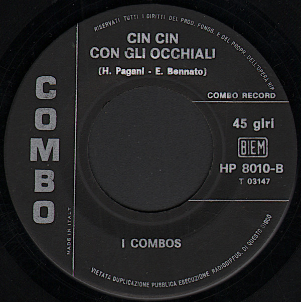descargar álbum I Combos - Donna Rosa Cin Cin Con Gli Occhiali