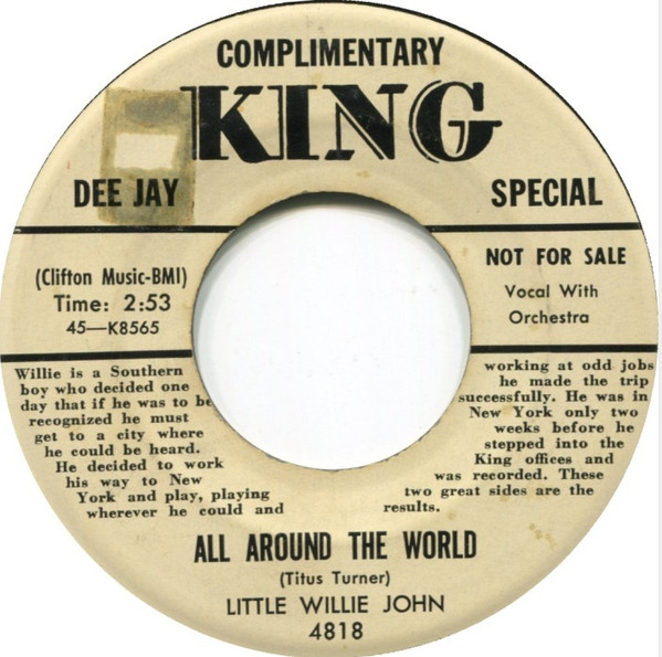 Little Willie John – All Around The World / Don't Leave Me Dear