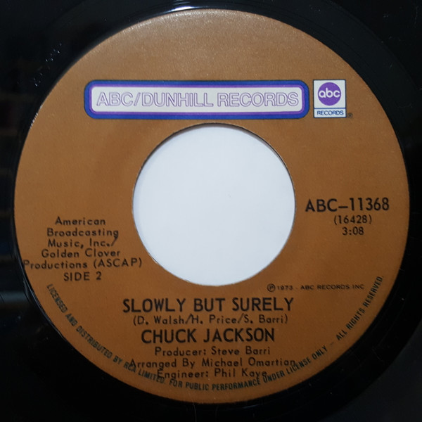 descargar álbum Chuck Jackson - I Only Get This Feeling Slowly But Surely