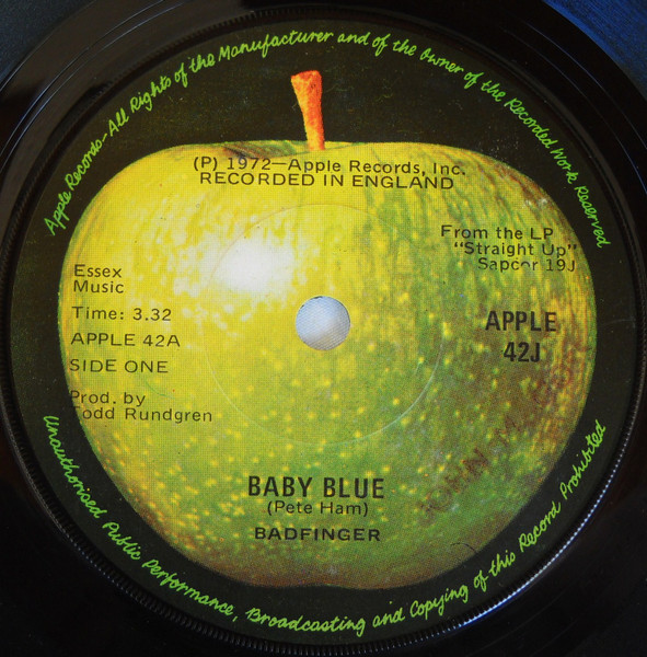 Badfinger – Baby Blue (1972, Vinyl) - Discogs