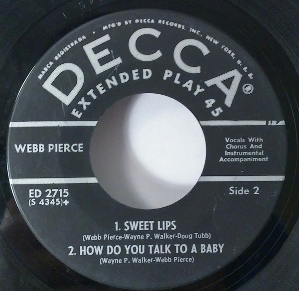 lataa albumi Webb Pierce - Alla My Love You Are My Life
